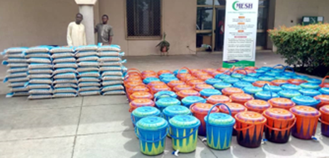Image of COVID 19 palliative to Mpame Community